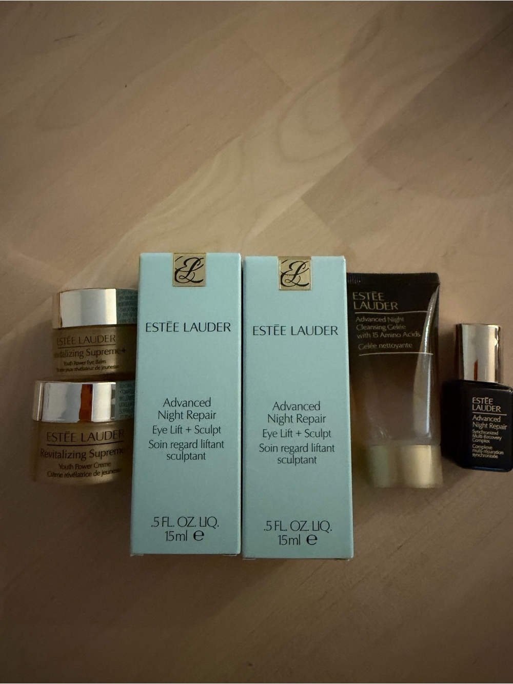 Estee Lauder Advanced Night Repair Eye Lift + Sculpt - Light Blue (15 ml) set ne